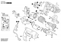Bosch 0 603 387 660 Psb 500 Re Percussion Drill 230 V / Eu Spare Parts